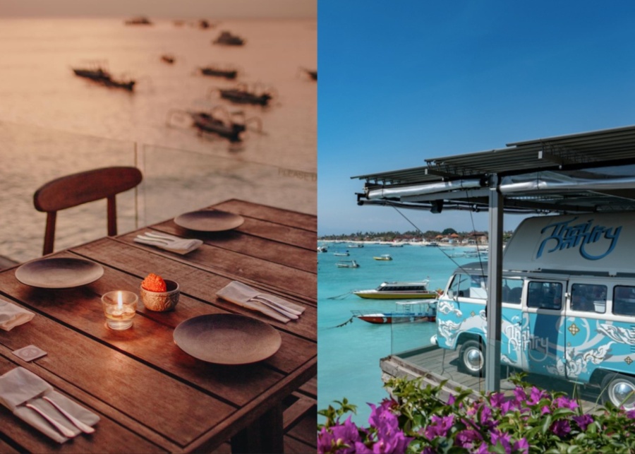 Thai Pantry beachfront Thai restaurant in Bali, Indonesia on Nusa Lembongan island