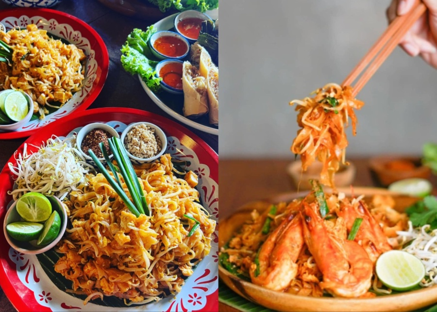 Pad Thai at Thailicious restaurants in Sanur and Canggu, Bali, Indonesia
