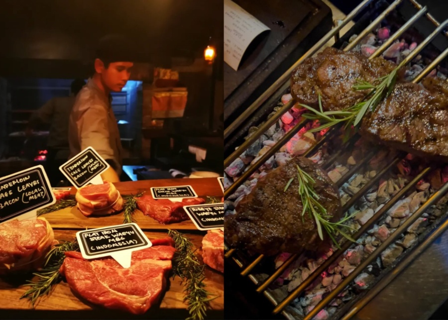 Batubara steak restaurant in Ubud, Bali, indonesia