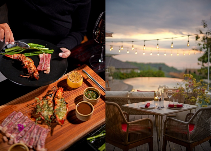 Hidden Gem restaurant and wine lounge in Uluwatu, Bali, Indonesia - hidden hills villas