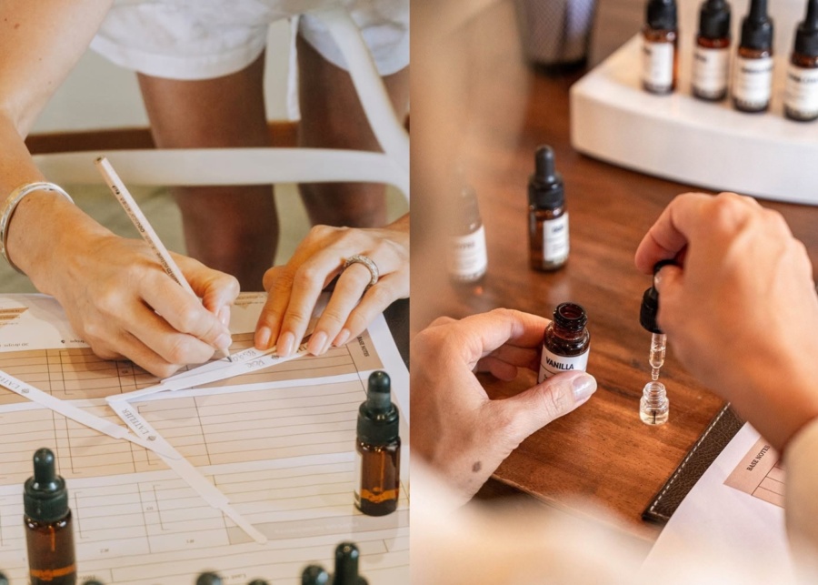 perfume-making workshop at L'atelier Parfum et Creations in Seminyak - best thing to do in Bali with kids