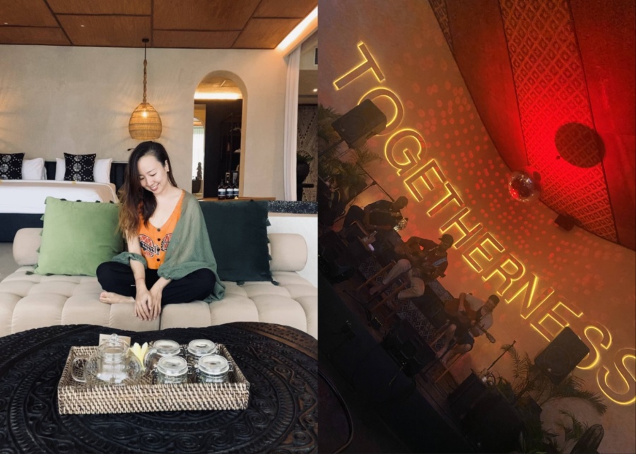 the suite and live concert at the lounge at soulshine bali in ubud is one of the best places for a solo and social wellness getaway
