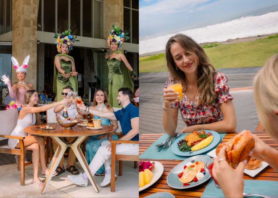 Easter Sunday Brunch at Starfish Bloo beachfront restaurant at W Bali – Seminyak resort