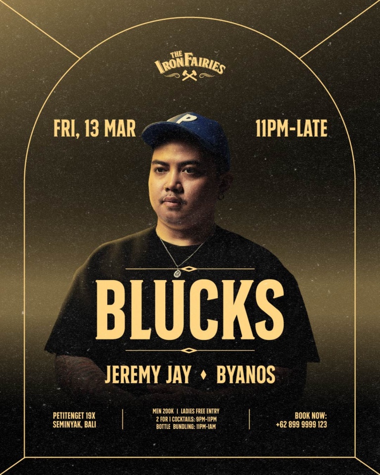 BLUCKS, LIVE AT THE IRON FAIRIES BALI