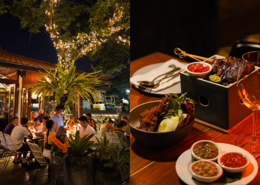 Indonesian food and outdoor dining at Ulekan in Berawa Canggu, and Munduk, North Bali