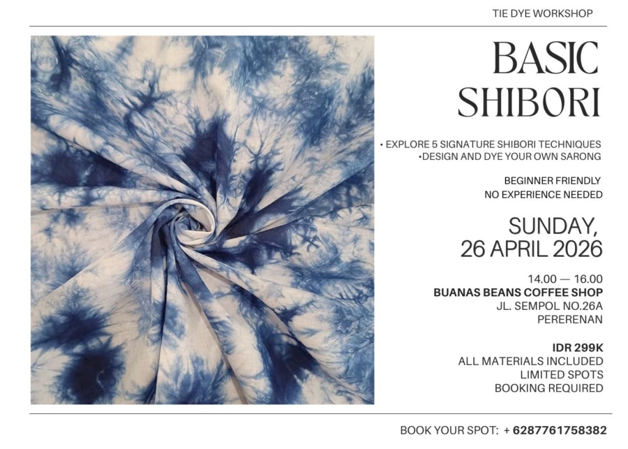 Basic Shibori – Tie Dye Workshop