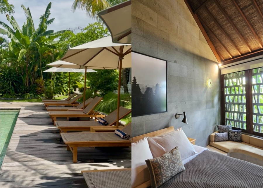 Pool and suites at Sejati Uluwatu - a new boutique hotel in Bingin, Bali, Indonesia