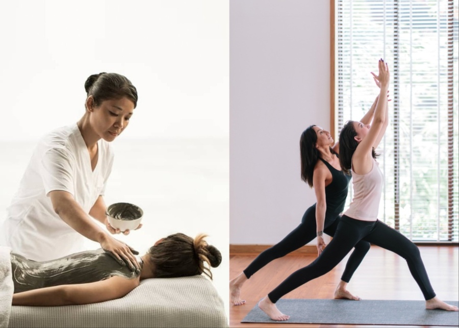 Massage with body scrub and yoga class at COMO Shambhala Retreat - spa at COMO uma canggu, Bali