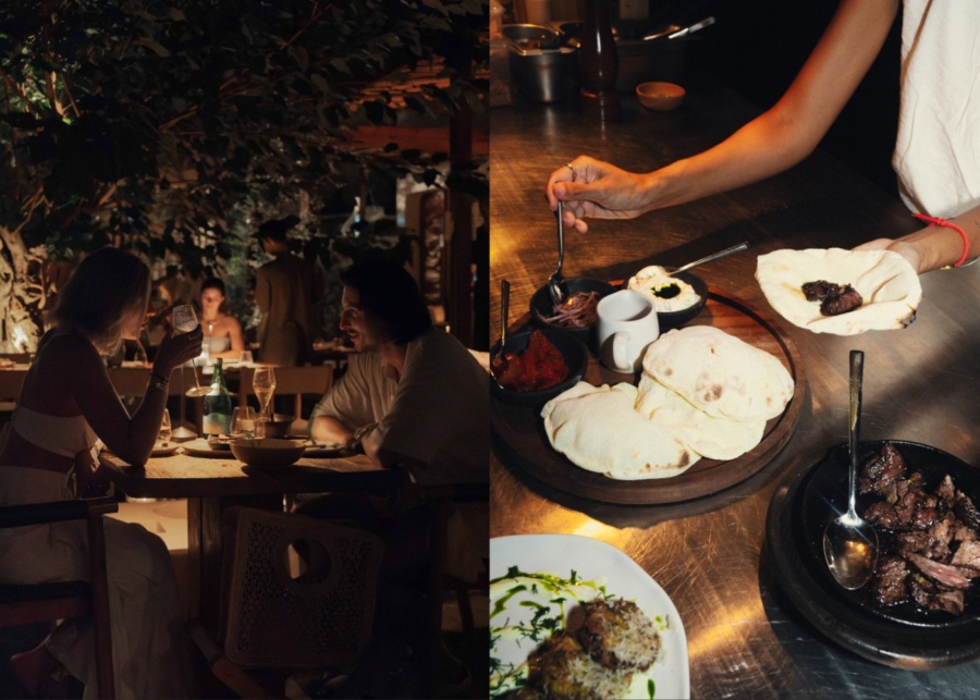 AVLI Greek restaurant for dinner in Uluwatu Bali Indonesia
