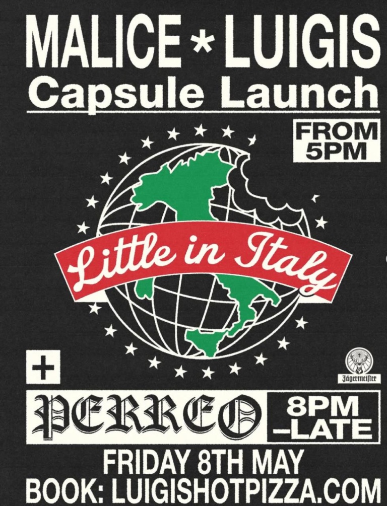 MALICE x Luigi’s Capsule Launch & Perreo Night