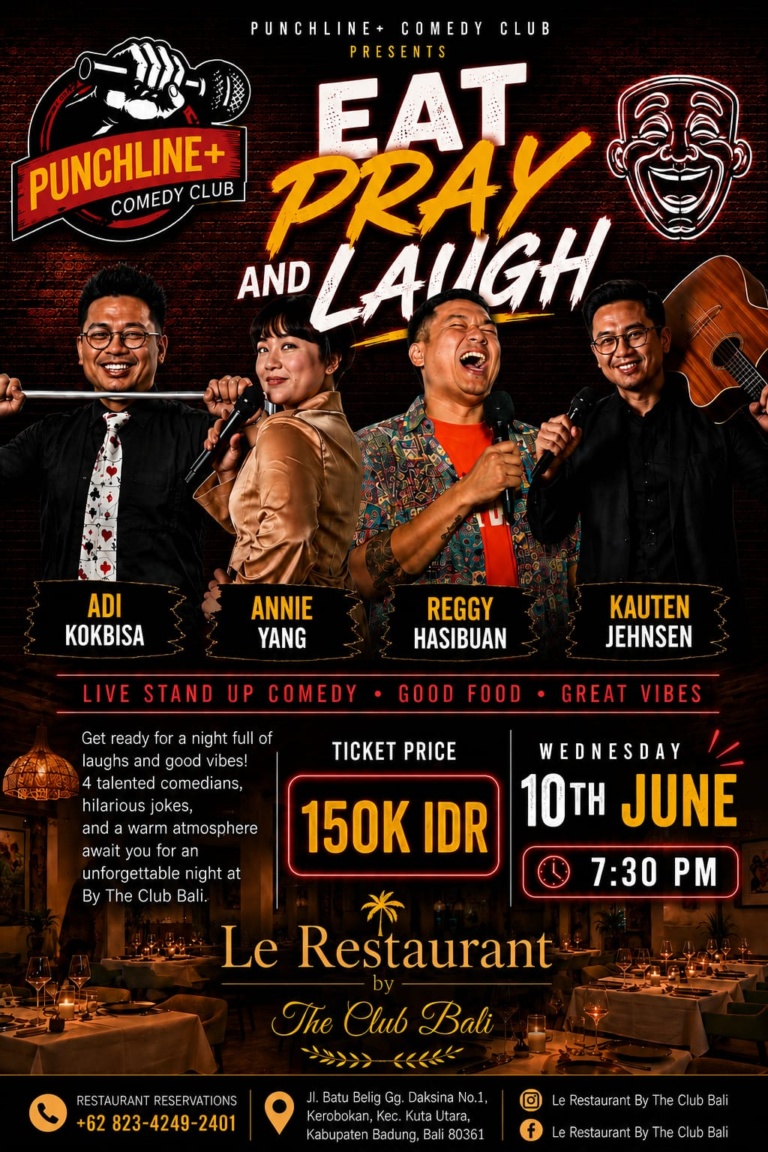 Eat, Pray, Laugh Comedy Show by Punchline++