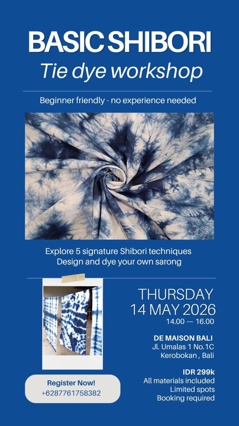 Tie Dye Sarong – Shibori Workshop