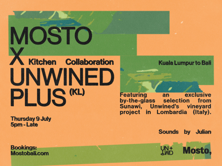 MOSTO X UNWINED PLUS: Two Wine Bars, One Menu
