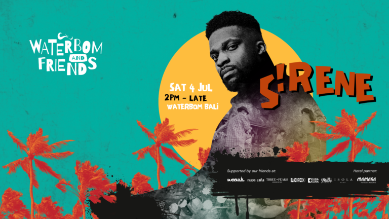 Waterbom & Friends is back Sat 4 July with poolside good vibes and tunes by S!RENE!