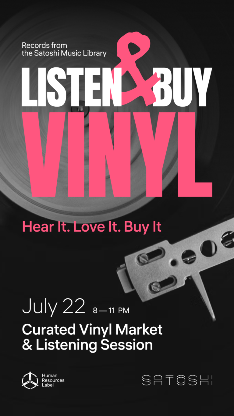 Listen & Buy Vinyl at Satoshi