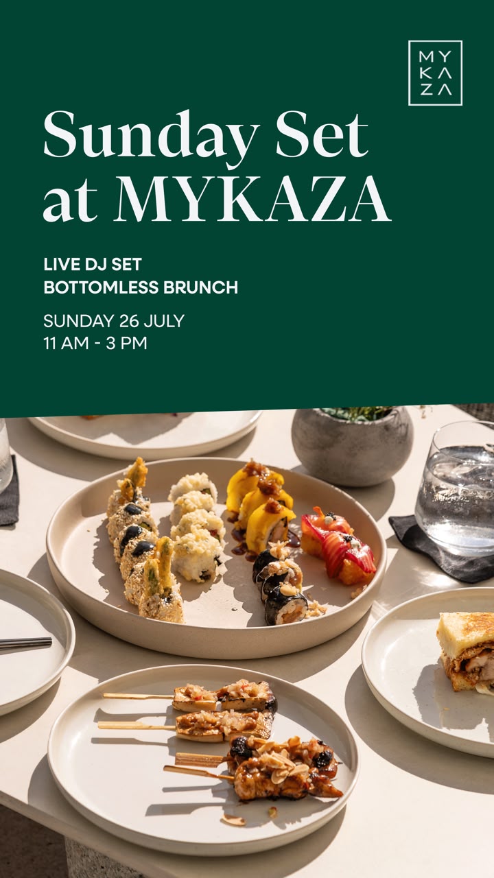Sunday Set at MYKAZA🌴