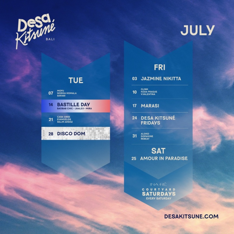 JULY 2026 AT DESA KITSUNE