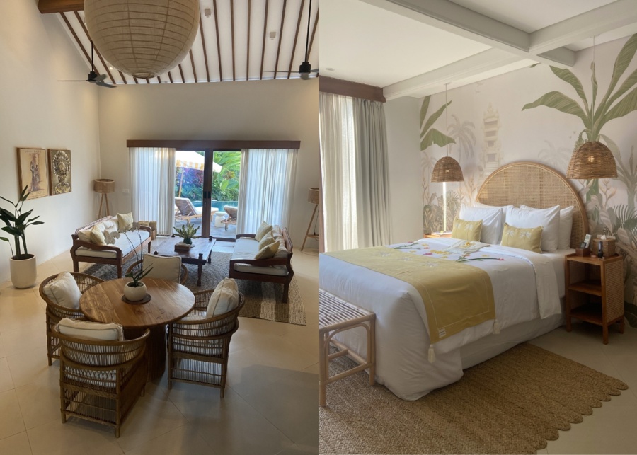 Shared villa with private en-suite bedroom at Goddess Retreats in Ubud, Bali, Indonesia