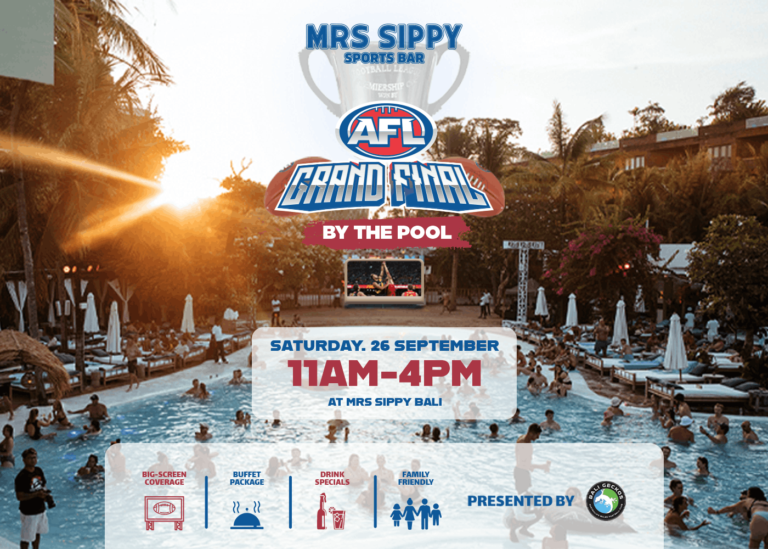 AFL Grand Final By The Pool | Mrs Sippy Bali | Sat. 26 September
