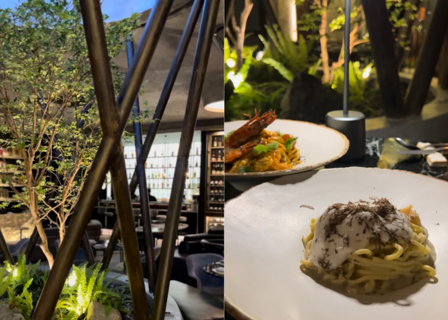 Food and interiors at Satoshi - a romantic restaurant in Umalas, Seminyak, Bali, indonesia