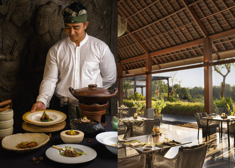 Tangelo Restaurant at Cicada Resort Ubud, Bali, Indonesia
