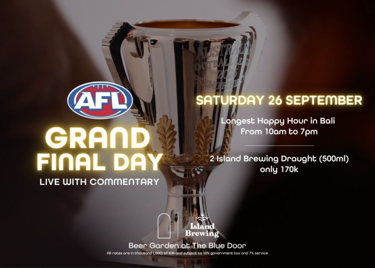 AFL Grand Final 2026 Live Showing at The Blue Door