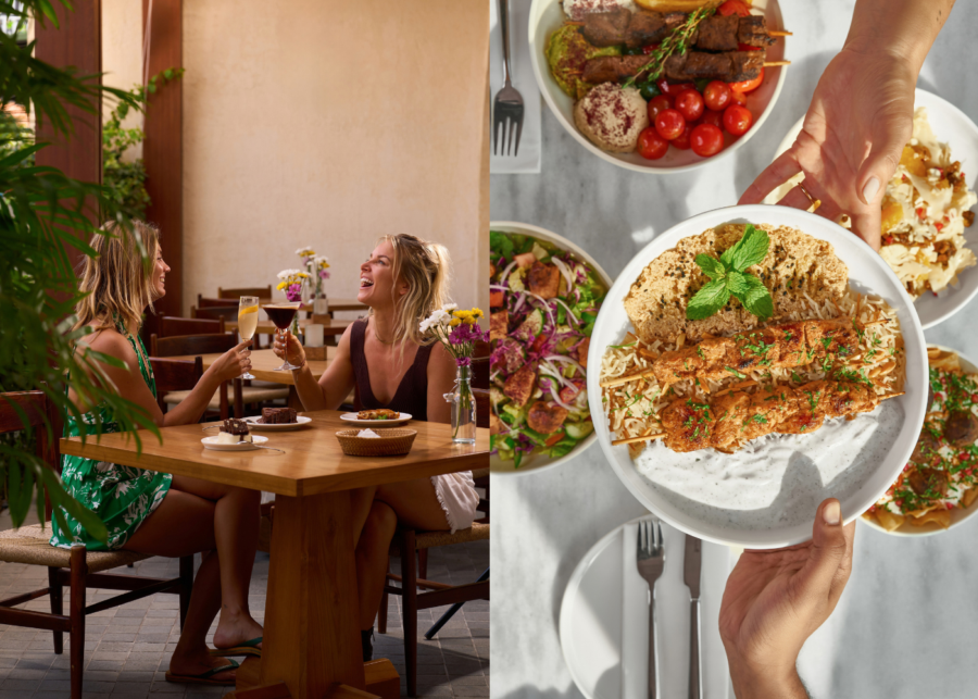 Food and the interiors at Zali, One of the best mediterranean restaurants in canggu and uluwatu, Bali, Indonesia