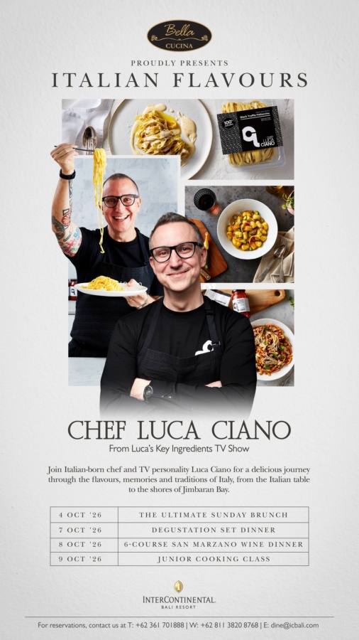 Iconic Italian Flavours with Star Chef Luca Ciano