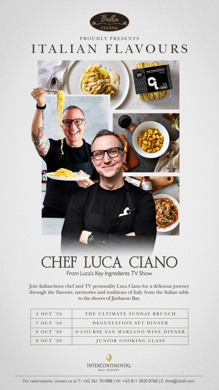 Iconic Italian Flavours with Star Chef Luca Ciano