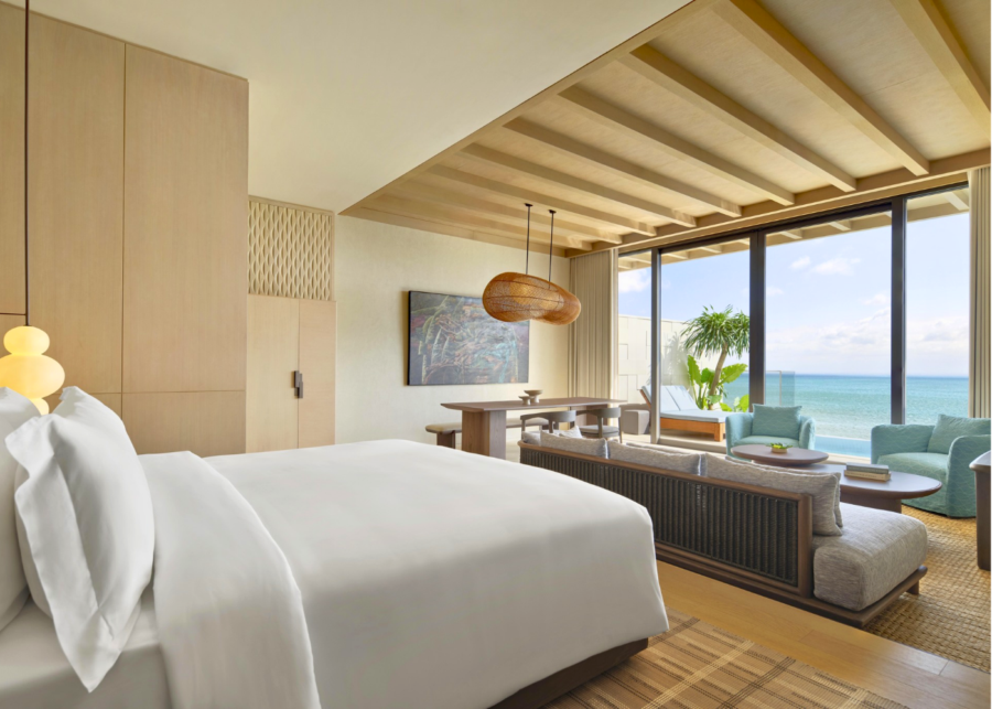 Ocean-view room at KARV, a Luxury Collection Resort & Spa Jimbaran