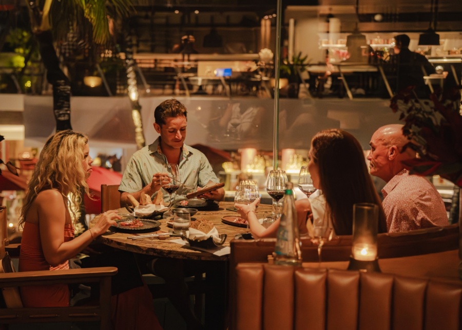 Group dinner at SALTLICK restaurant in Seminyak, Bali, Indonesia