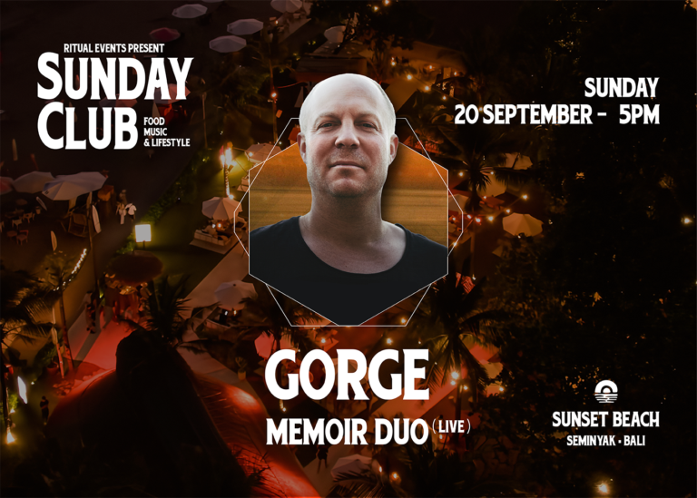 Sunday Club ft. Gorge | Sunset Beach Bali | Sun. 20 Sept