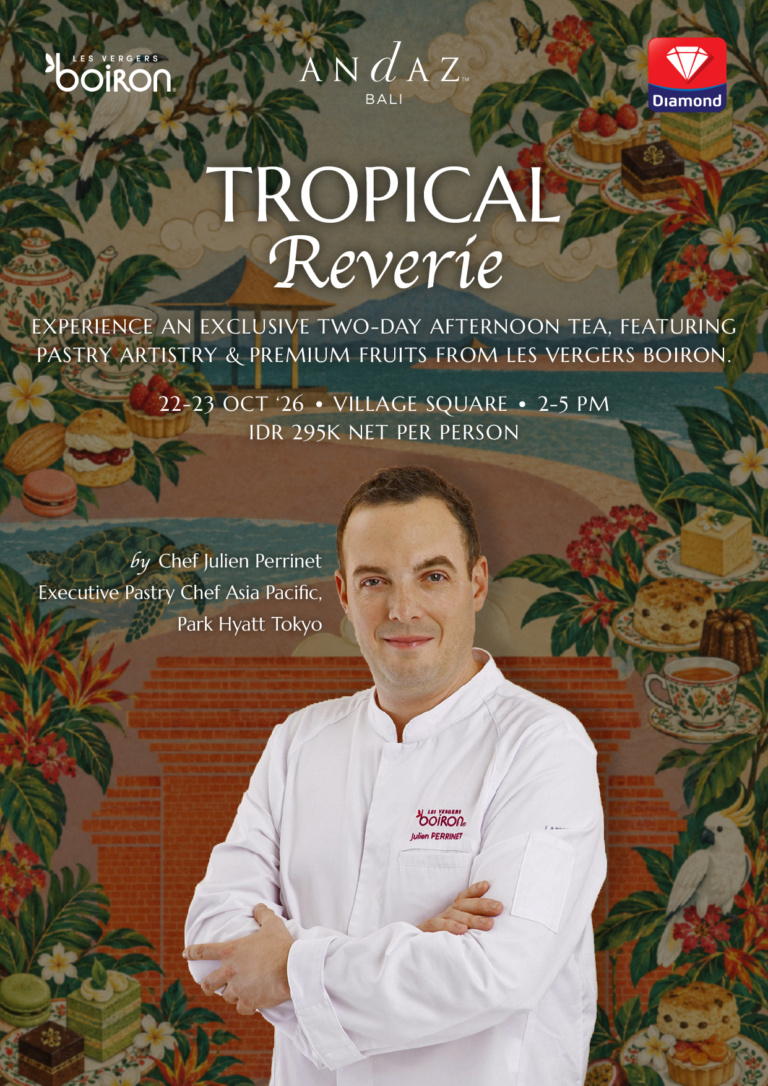 Tropical Reverie: Afternoon Tea at Andaz Bali by Chef Julien