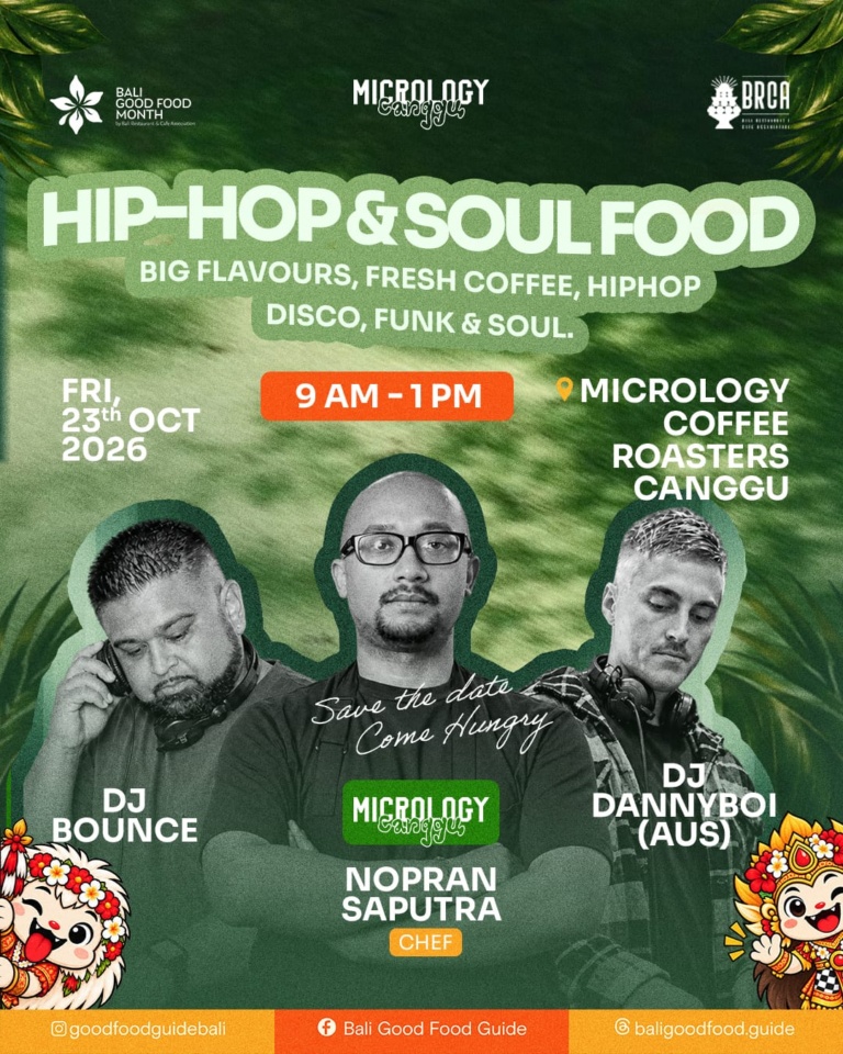Hip-Hop & Soul Food. Big Flavours, Fresh Coffee, Hip Hop, Disco, Funk & Soul