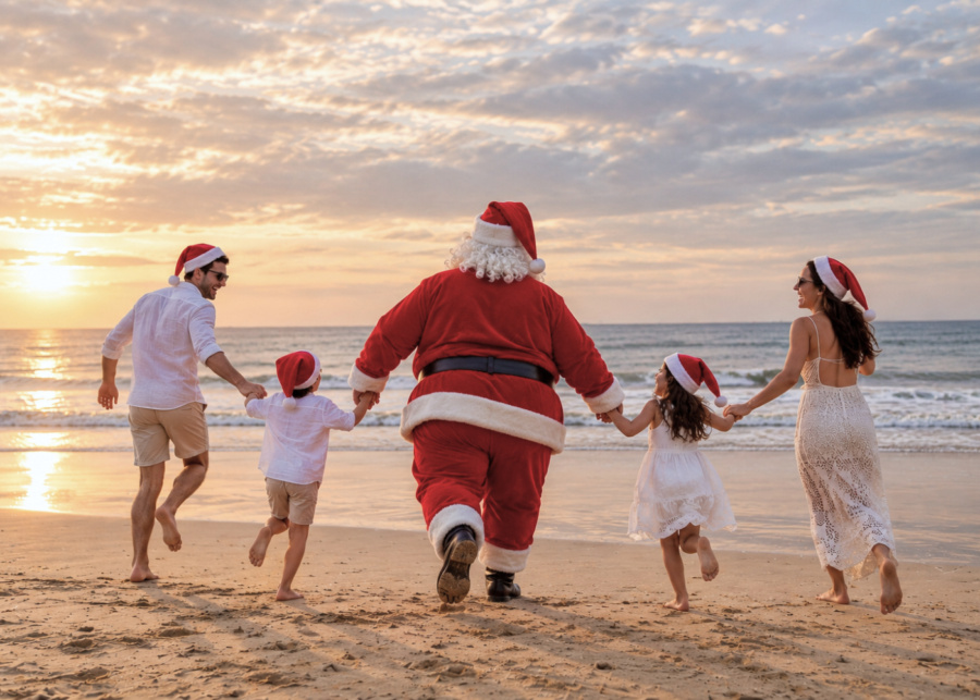 Spending the holidays in Bali? Book a stay by the beach in Jimbaran Bay this December