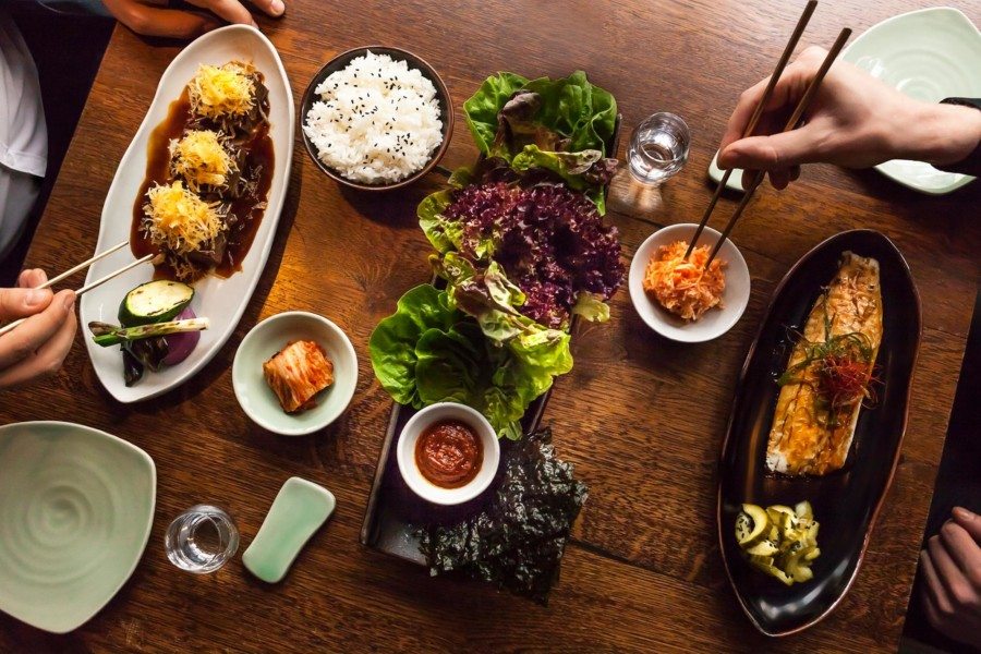 Mother's day dining in Hong Kong Jinjuu Korean food