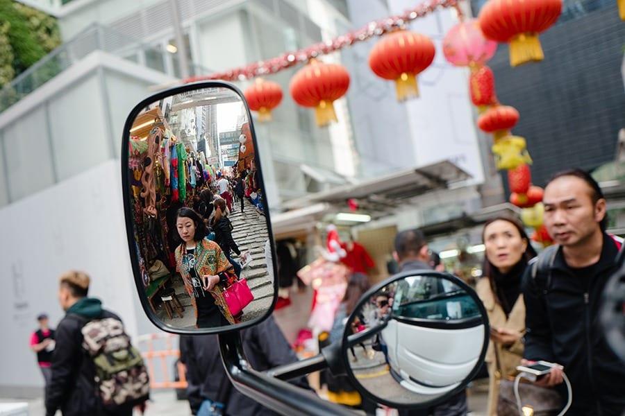 Chinese New Year in Hong Kong lanterns