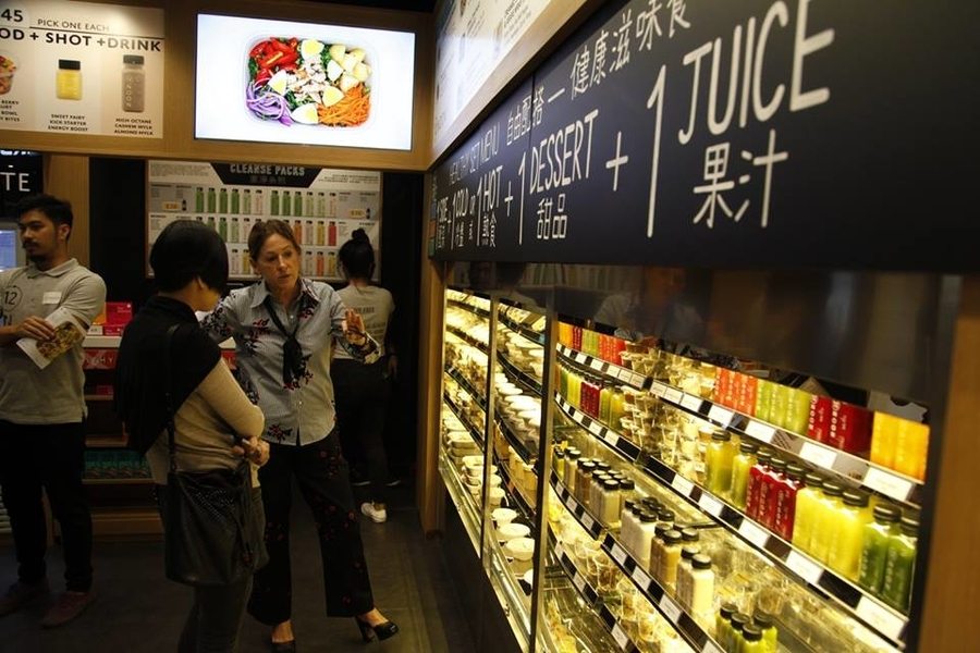 12Noon salads in Hong Kong Nan Fung Place deli