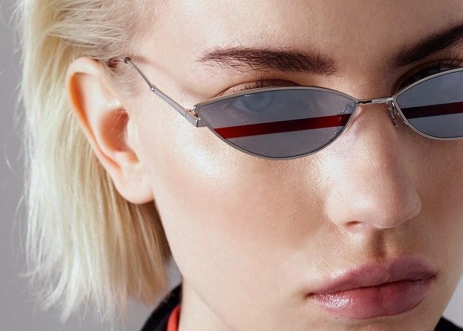 tomato red fashion poxi sunglasses from Gentle Monster