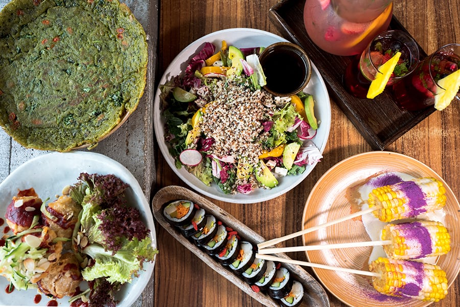 The Joomak Korean restaurant vegan vegetarian food