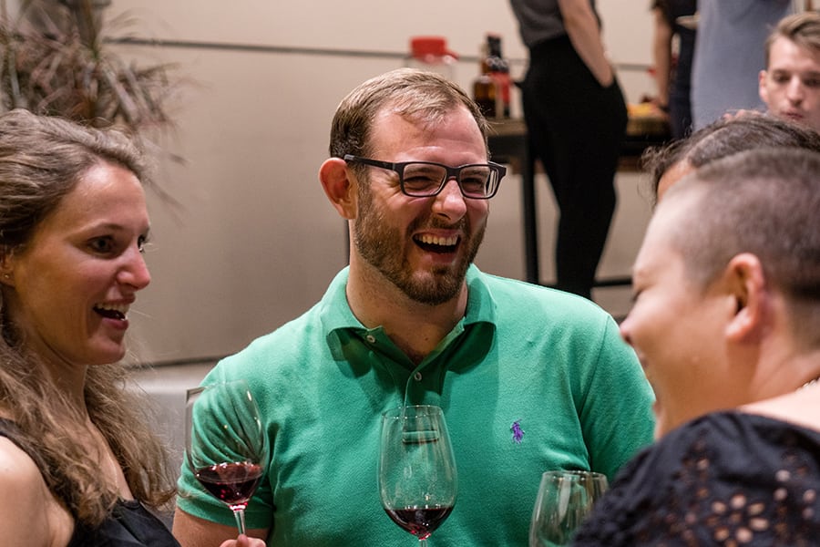 Wine, Baos, Sangria! what went down man laughing