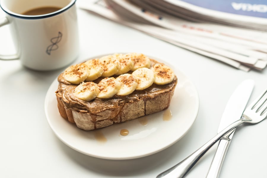 the study banana on toast
