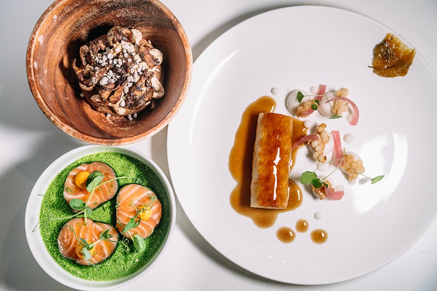 20 best meals of 2018 in Hong Kong A Side/B Side flat lay of dishes