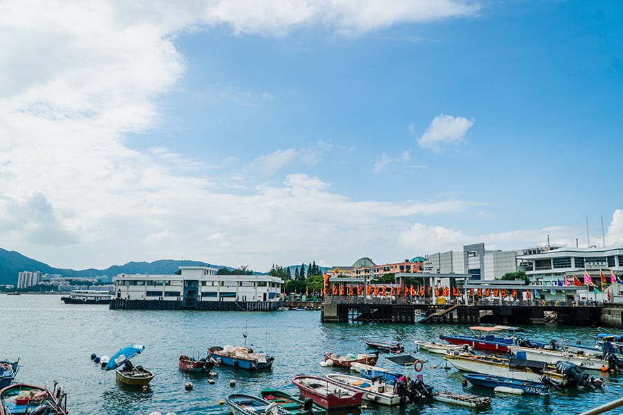 islands around Hong Kong peng chau seaside