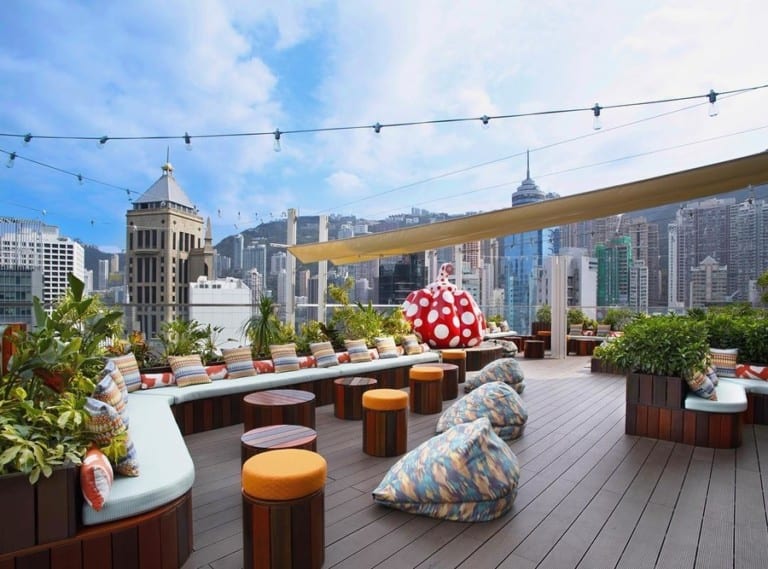Kick start your evening at these gorgeous outdoor terraces and rooftop bars in Hong Kong