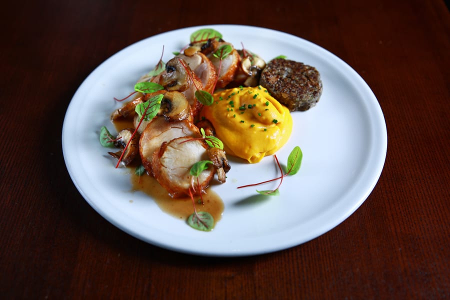 Turkey Roulade Bungalow seafood platter Thanksgiving in Hong Kong 2018