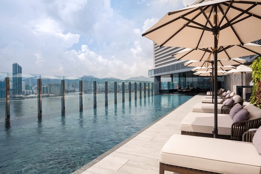 staycation in Hong Kong Hotel Vic on the Harbour