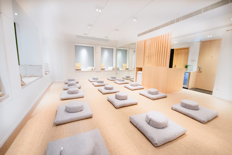 Enhale meditation Studio review interior