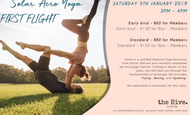 Take flight with Acroyoga