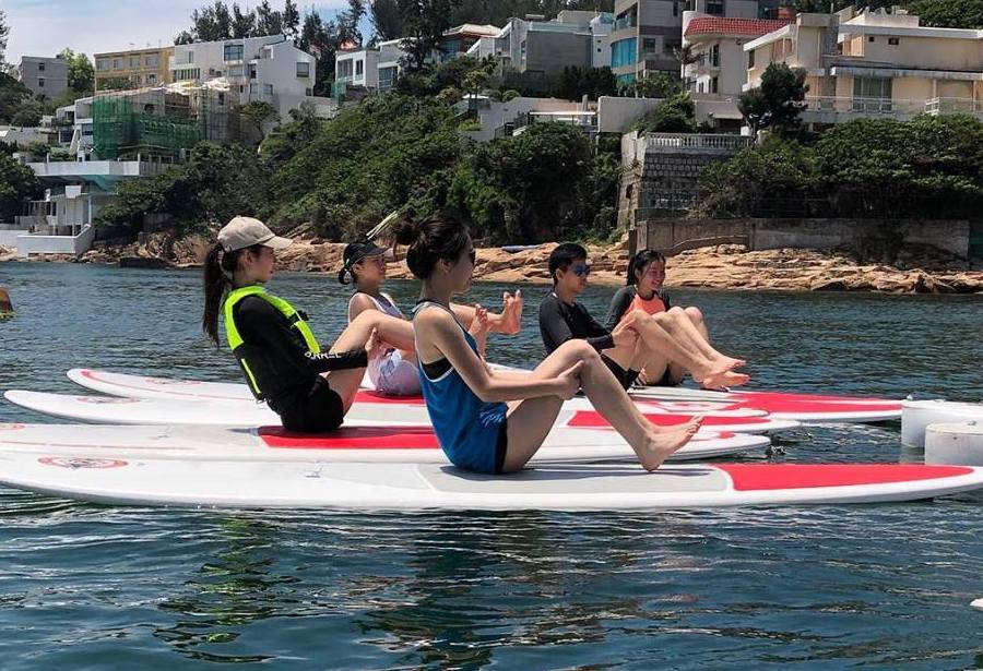 SUP Yoga Hong Kong water workouts in Hong Kong